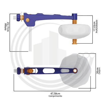 Imagem de Torneira Boia Click Para Caixa Dágua 1/2, 3/4 Tigre