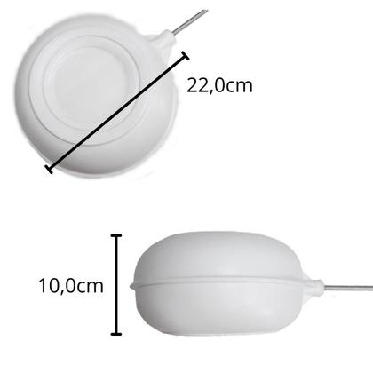 Imagem de Torneira Boia Vasão Total 1 1/2 Metal Cisterna Caixa Agua