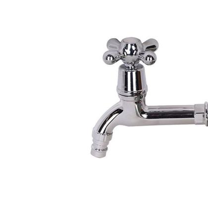 Imagem de Torneira Cano Longo para Tanque Pia de Parede Encaixe 1/2''