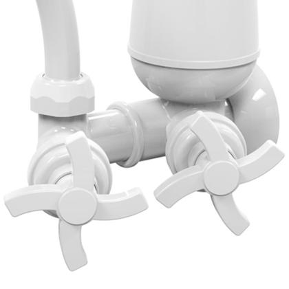 Imagem de Torneira com filtro bica móvel de parede quadriseta - Acqua E05 (Branco)