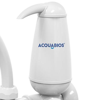 Imagem de Torneira com filtro bica móvel de parede quadriseta - Acqua E05 (Branco)