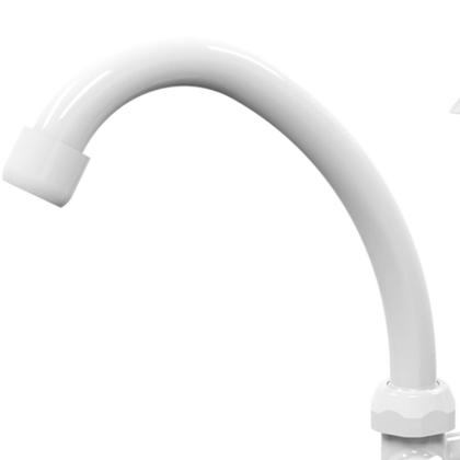 Imagem de Torneira com filtro bica móvel de parede quadriseta - Acqua E05 (Branco)