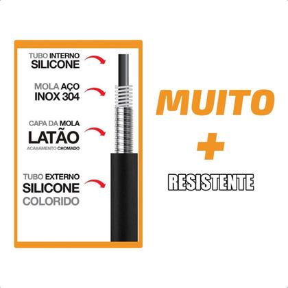 Imagem de Torneira Com Filtro Cozinha Parede Gourmet Emborrachada Abs