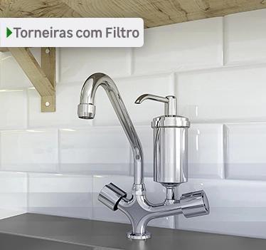 Imagem de Torneira cozinha com filtro bancada