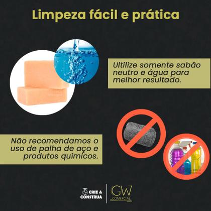 Imagem de Torneira Cozinha Com Filtro Gourmet Parede Articulada Inox Cromada GW