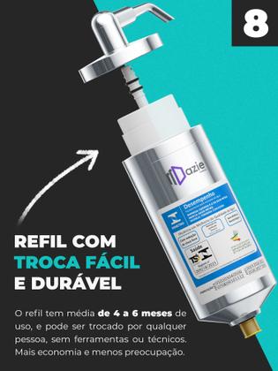 Imagem de Torneira Cozinha com Filtro Para Pia Bancada Mesa Bica Flexível Móvel em Abs Cromado