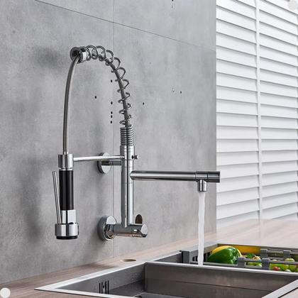 Imagem de Torneira cozinha gourmet de parede momocomando cromado vip