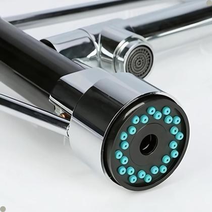 Imagem de Torneira cozinha gourmet misturador monocomando vip spray metal cromada