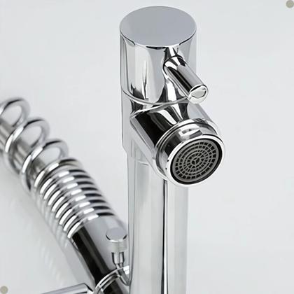 Imagem de Torneira cozinha gourmet misturador monocomando vip spray metal cromada