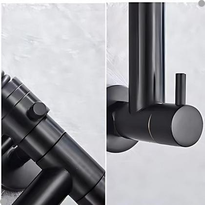 Imagem de Torneira cozinha gourmet monocomado vip de parede preto fosco