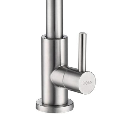 Imagem de Torneira Cozinha Inox Giratória Mesa Longa NOX02 Doan