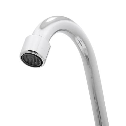 Imagem de Torneira Cozinha Mesa Pia Bancada Tubo Bica Móvel Metal Cromado Luxo