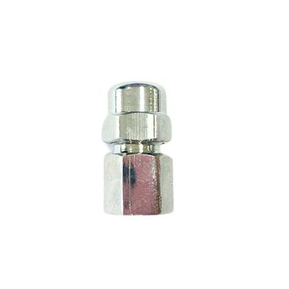 Imagem de Torneira Cozinha Parede Saída Adaptador Filtro Purificador 1/4 Metal