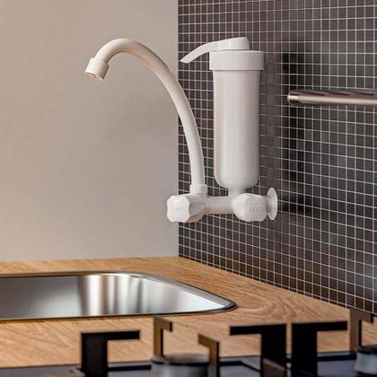 Imagem de Torneira Cozinha Purificador De Água Parede C/ Filtro Civitt