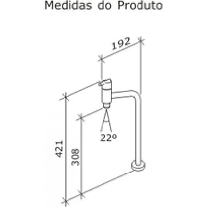 Imagem de Torneira de Bancada de Cozinha Alta Gioia - Fabrimar