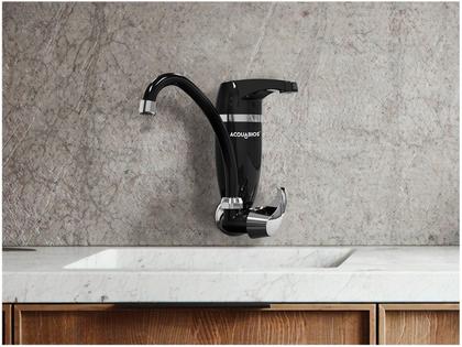 Imagem de Torneira de Cozinha Com Filtro 1/4 de Volta Premium Purificador de Água Bica Móvel Parede Acquabios