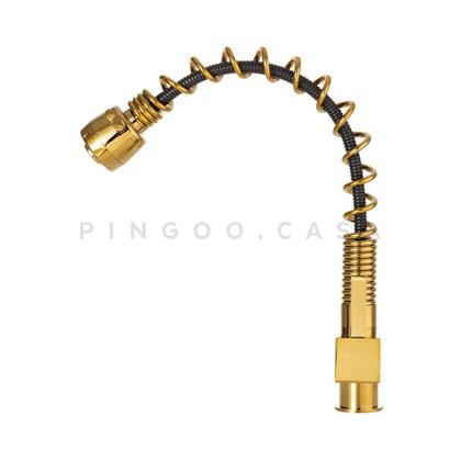 Imagem de Torneira de cozinha Gourmet Misturador monocomando extensível Mamoré - Dourado