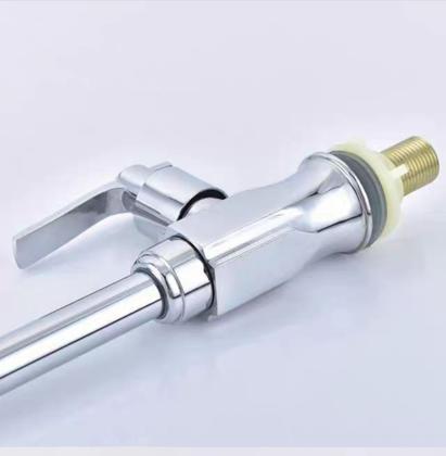 Imagem de Torneira de Cozinha Gourmet Tubo Flexível Jato Duplo Alta Bica Aço Inox Bancada Para Pia 1/4 de Volta