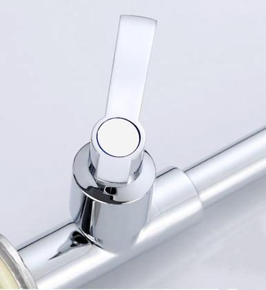 Imagem de Torneira de Cozinha Gourmet Tubo Flexível Jato Duplo Alta Bica Aço Inox Bancada Para Pia 1/4 de Volta