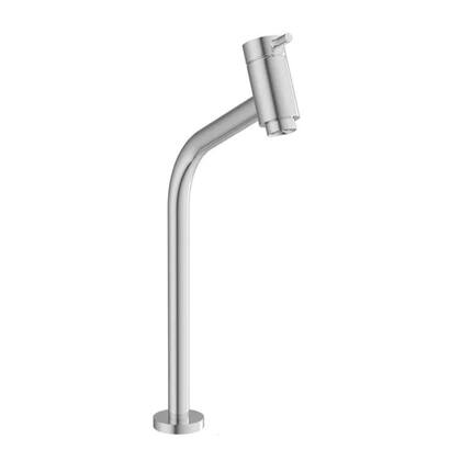 Imagem de Torneira de Mesa Bica Alta Banheiro Lavabo Jato Aerado Abertura 1/4 Cromado Bitola 1/2 Deca