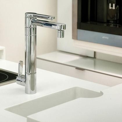 Imagem de Torneira De Mesa Com Filtro Para Cozinha Twin Cromado - Deca