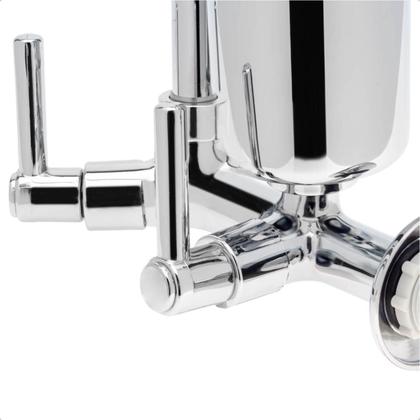 Imagem de Torneira de Parede para Cozinha com Filtro Dazie Metais Gourmet Flexível 360 2 Modos de Jato com 2 Refis Extra