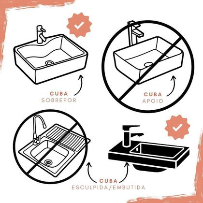 Imagem de Torneira De Pia Para Banheiro Quadrit Cromada Bica Móvel