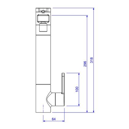 Imagem de Torneira Deca Twin 1140.C com Filtro de Bancada Cromada