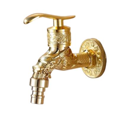 Imagem de Torneira Dourada Dragão Retro Lavanderia Rústica Jardim