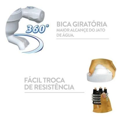 Imagem de Torneira Elétrica Bica Baixa Cobre 220v 4400w - E244CB Sintex