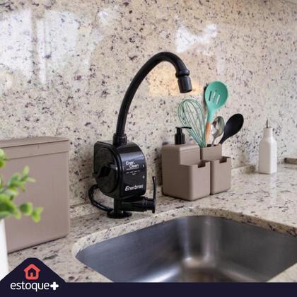 Imagem de Torneira Elétrica de Bancada Mesa para Cozinha Enerbras Enerclean 4 Temperaturas 127v 220v