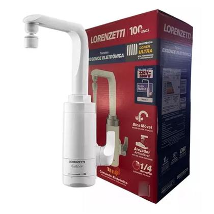 Imagem de Torneira Elétrica Essence Parede 5500w 220v - Lorenzetti Branca