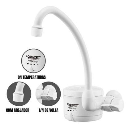 Imagem de Torneira Elétrica Manual Lorenzetti Loren Easy 220v 5500w