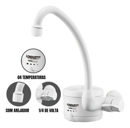 Imagem de Torneira Elétrica Manual Lorenzetti Loren Easy 220v 5500w