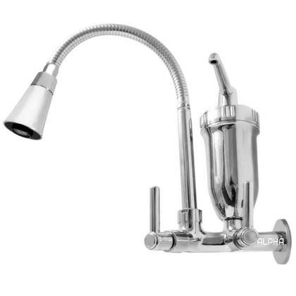 Imagem de Torneira Filtro Cozinha Parede Gourmet Cônica Cromada C-72