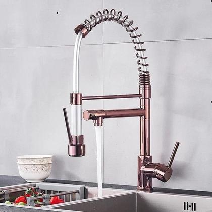 Imagem de Torneira Gourmet 50cm com Misturador Monocomando Rose de Bancada Belcca TGM50C-BZ