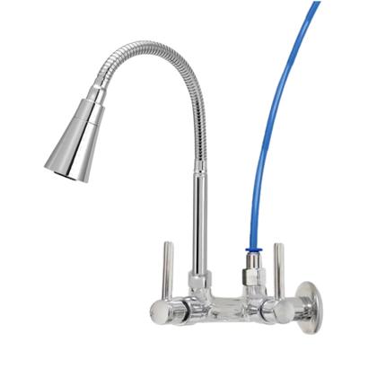Imagem de Torneira Gourmet Cone Cromado com Saida para Filtro ou Purificador Parede Abs 6,4 mm