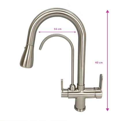 Imagem de Torneira Gourmet Essence De Cozinha Monocomando Escovada