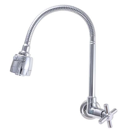 Imagem de Torneira Gourmet Metal Inox Pia Cozinha Parede Luxo C-34