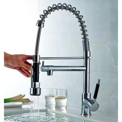 Imagem de Torneira Gourmet Vip Metal Monocomando 50Cm Misturador Spray
