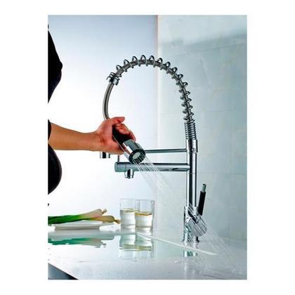 Imagem de Torneira Gourmet Vip Metal Monocomando 50Cm Misturador Spray