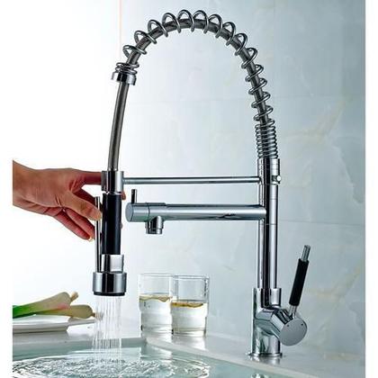 Imagem de Torneira Gourmet Vip Metal Monocomando 50Cm Misturador Spray
