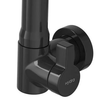 Imagem de Torneira Hydra HydraMotion Flexível de Parede Preta