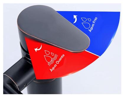 Imagem de Torneira Lavabo Banheiro Monocomando Luxo 360 Rotativa