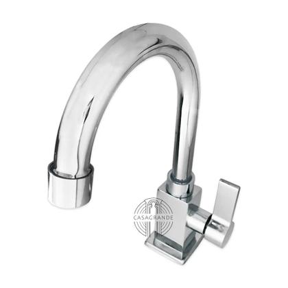 Imagem de Torneira Lavatório Banheiro Quadrada Bica Móvel Metal 1/4v CasaGrande Mundial - Um Novo Conceito.