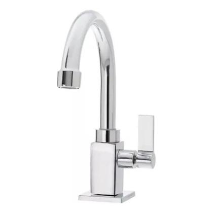 Imagem de Torneira Lavatório Banheiro Quadrada Bica Móvel Metal 1/4v CasaGrande Mundial - Um Novo Conceito.