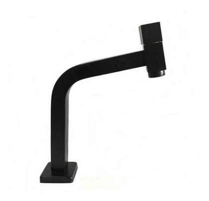 Imagem de Torneira Link Quadrada Baixa 1/4 De Volta Black Preto Fria