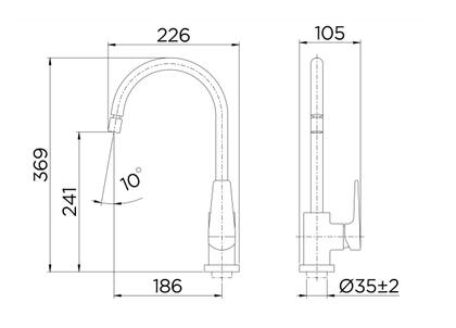 Imagem de Torneira Misturador Monocomando Cozinha Docol Lift Cr 796206