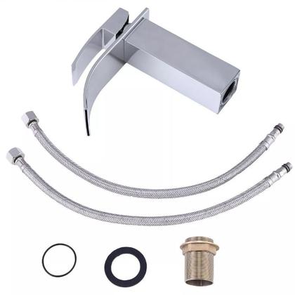 Imagem de Torneira Monocomando Cascata Baixa Cromada - Lorben GT840