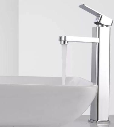 Imagem de Torneira Monocomando Misturador Alta Banheiro Lavabo